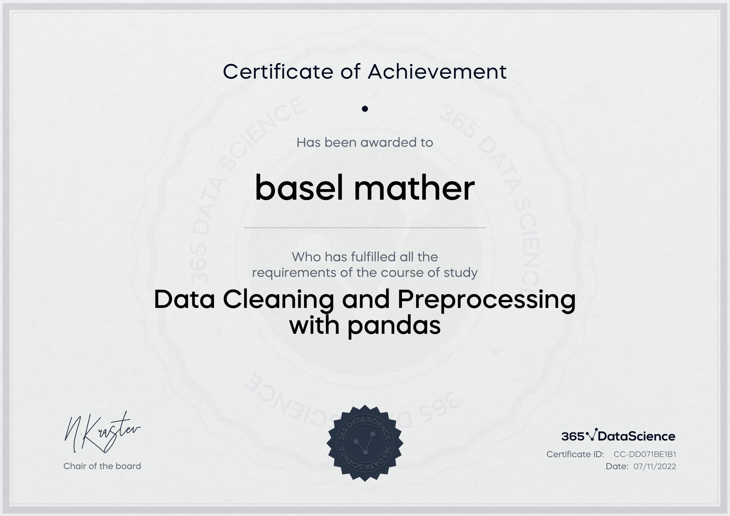 Data Cleaning & Preprocessing with Pandas