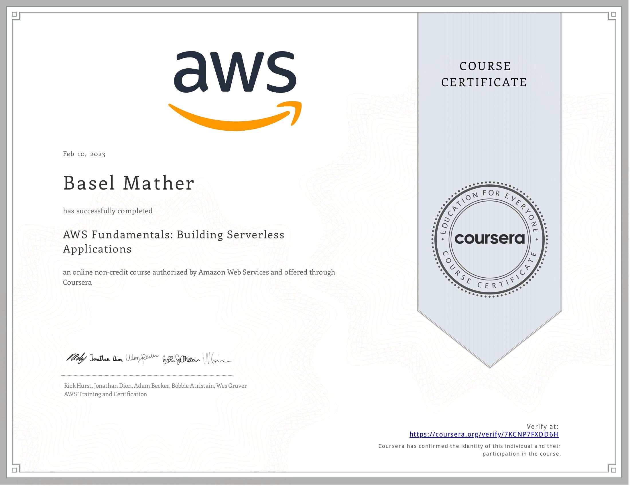AWS Fundamentals: Building Serverless Apps