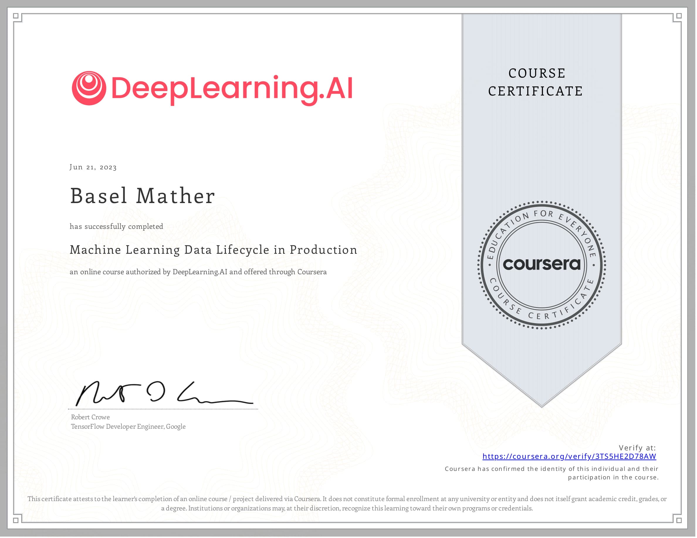 Machine Learning Data Lifecycle in Production