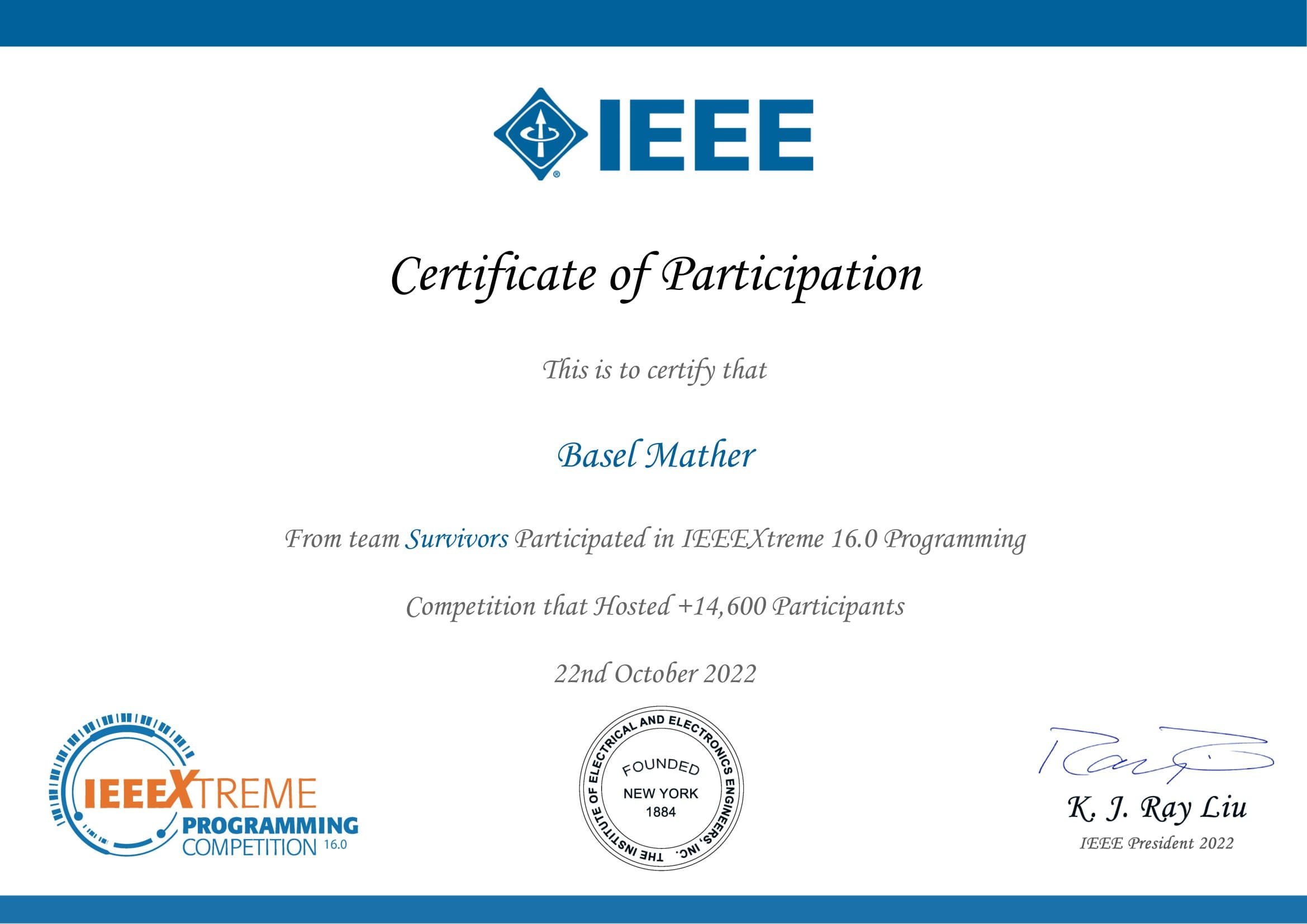 IEEE Extreme Participation