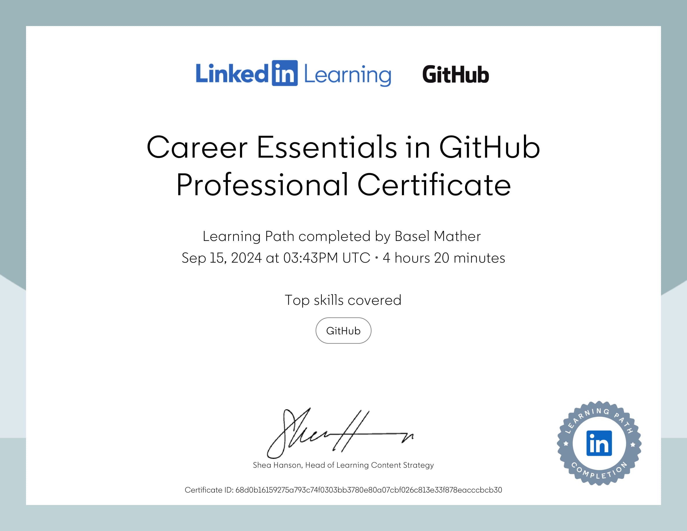 Career Essentials in GitHub Professional Certificate